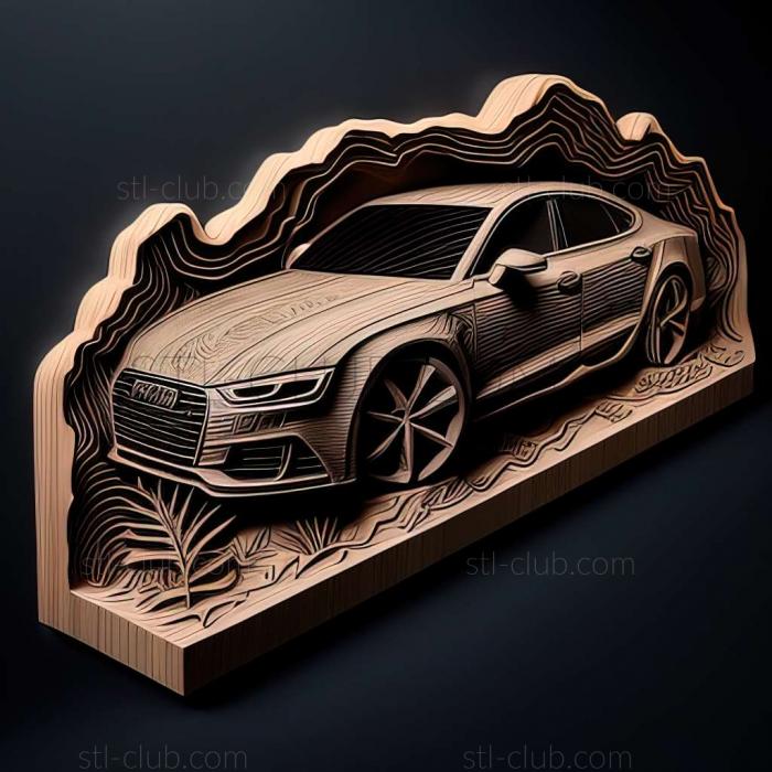 3D мадэль Audi A7 (STL)